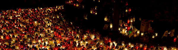 Toussaint..., Halloween..., prière pour nos morts...